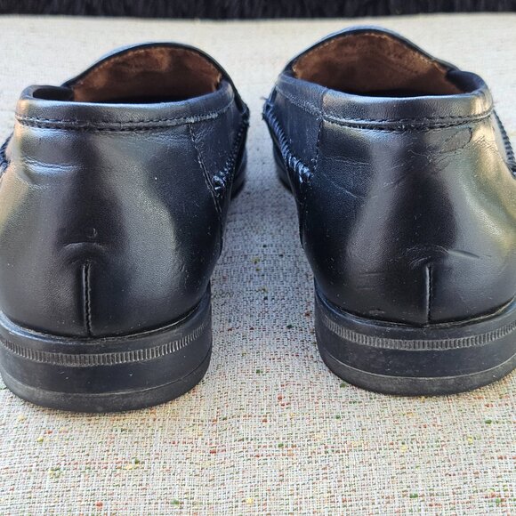 Nunn Bush Men Shoes Strafford Woven Boys Slip-on Tassel Loafer Sz 8.5 - Picture 6 of 12